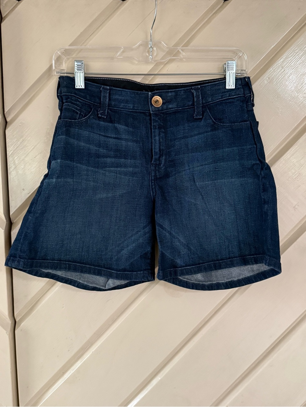 Banana Republic Dark Blue Denim Stretch Shorts